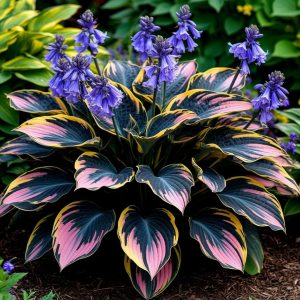 Хоста Пайн Эхо купить по цене от 699р. в интернет-магазине «Посадика» с доставкой почтой в в Омске и по всей России – [изображение №1].